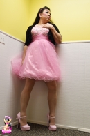 Krissy4u In Fluffy Pink Dress