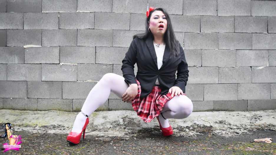 Behind The School With Krissy4u!