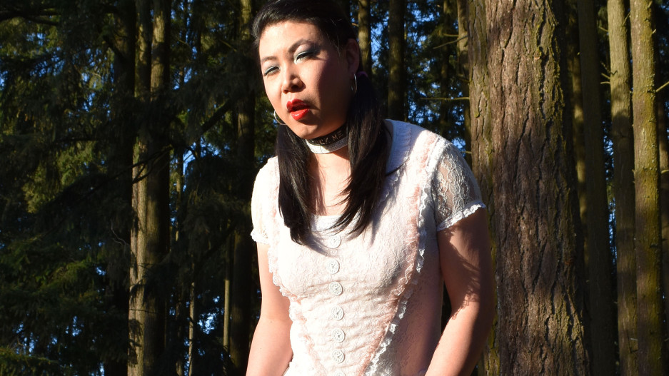 Krissy4u In Pigtails And Lace!