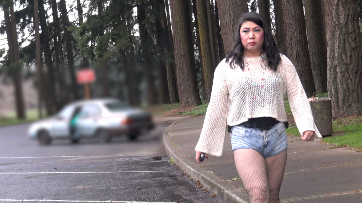 Krissy4u - Shorts And Fishnets Slut!