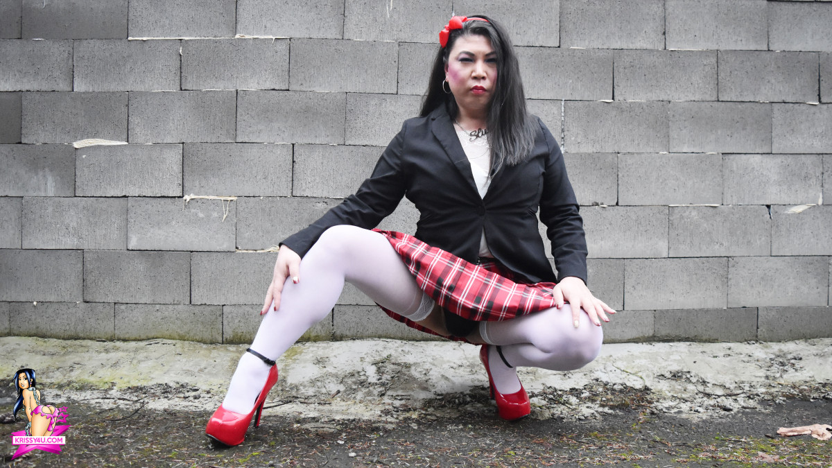 Behind The School With Krissy4u!