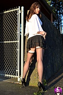 White Seamed Stockings