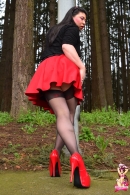 Seeing Red On Krissy4u - Naughty Asian Tgirl!