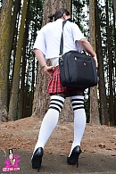 Schoolgirl Skirt- Thigh High Socks