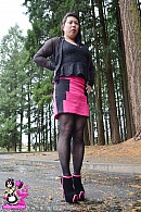 Pink & Black Outside