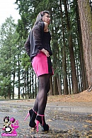 Pink & Black Outside